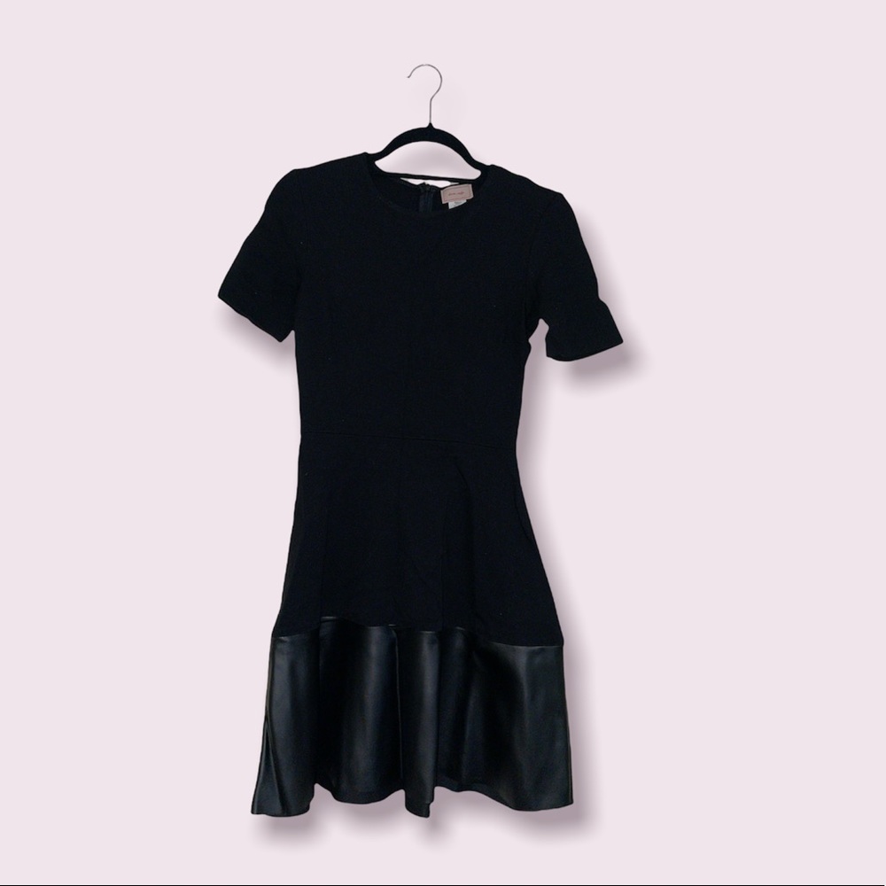 Black Leather Dress